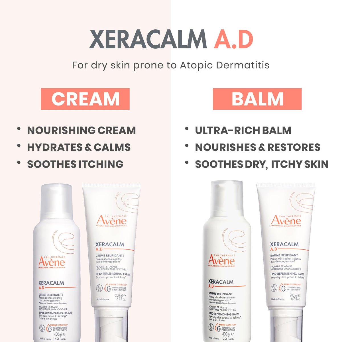 Avène XeraCalm A.D Lipid-Replenishing Balm