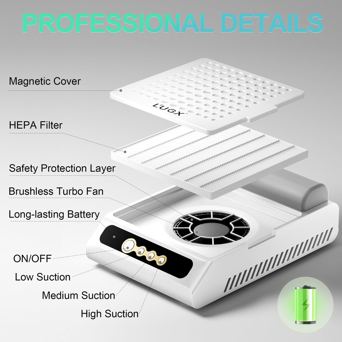 L'UGX Nail Dust Collection Products