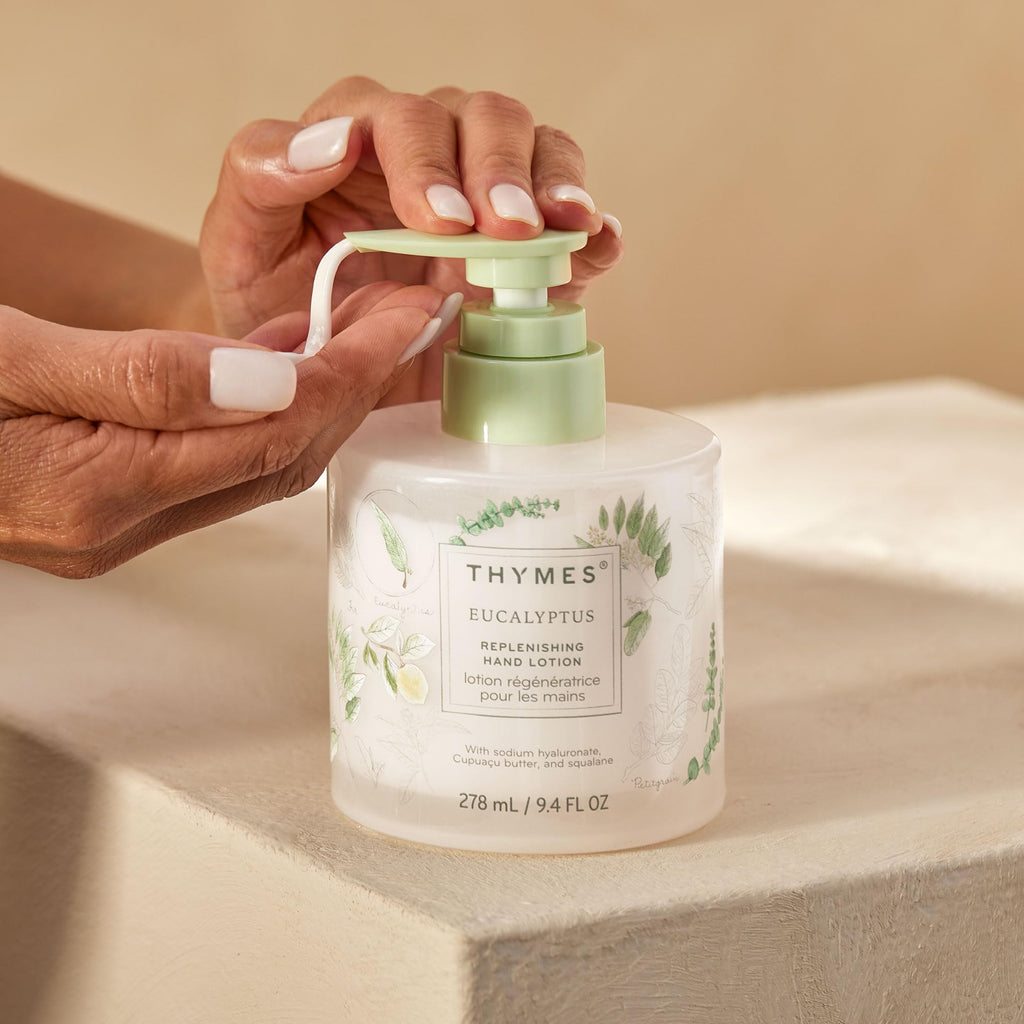 Thymes Replenishing Hand Lotion for Dry Skin, 9.4 fl oz, Pack of 1