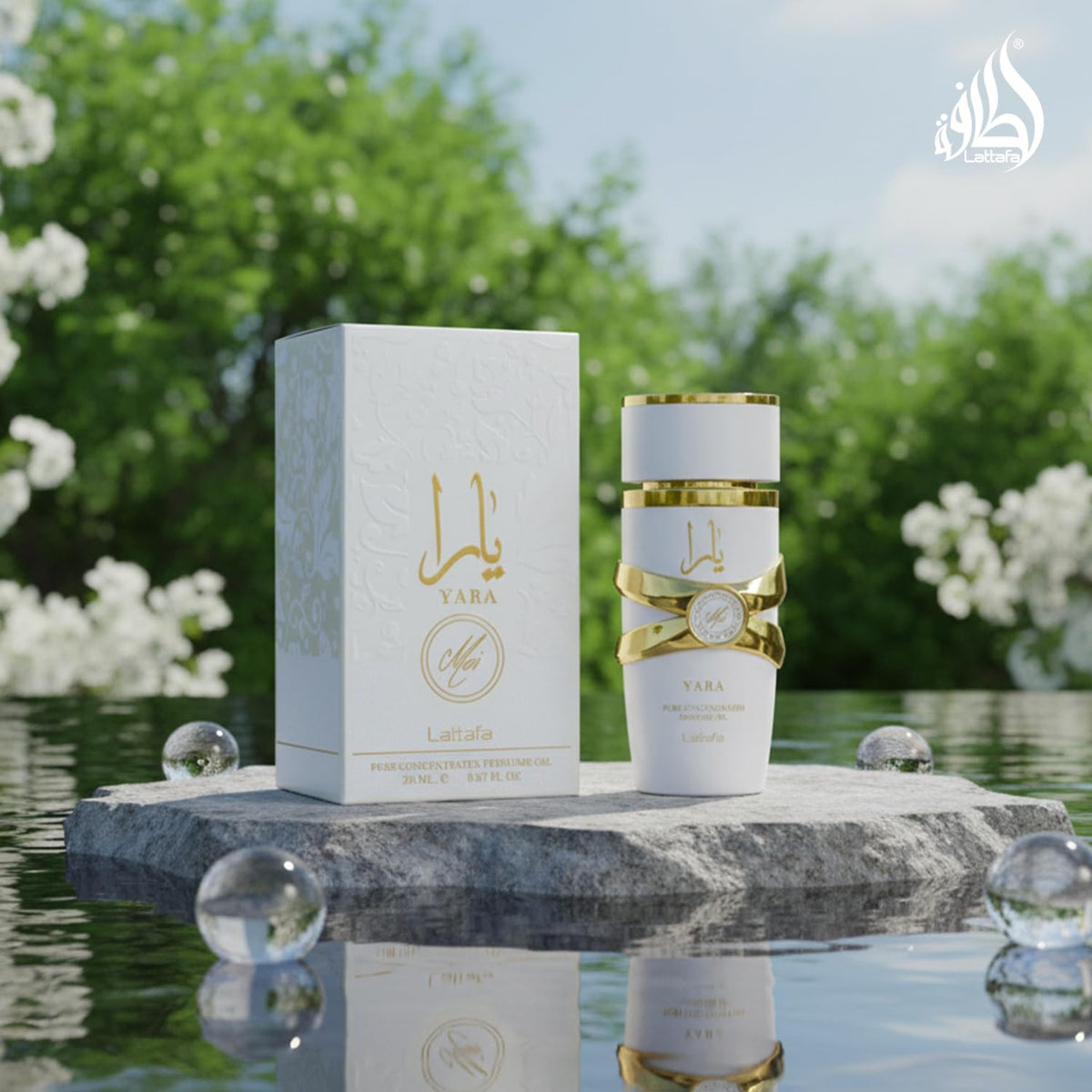 Lattafa Concentrated Perfume Oil for Women, 0.67 fl oz / 20 ml
