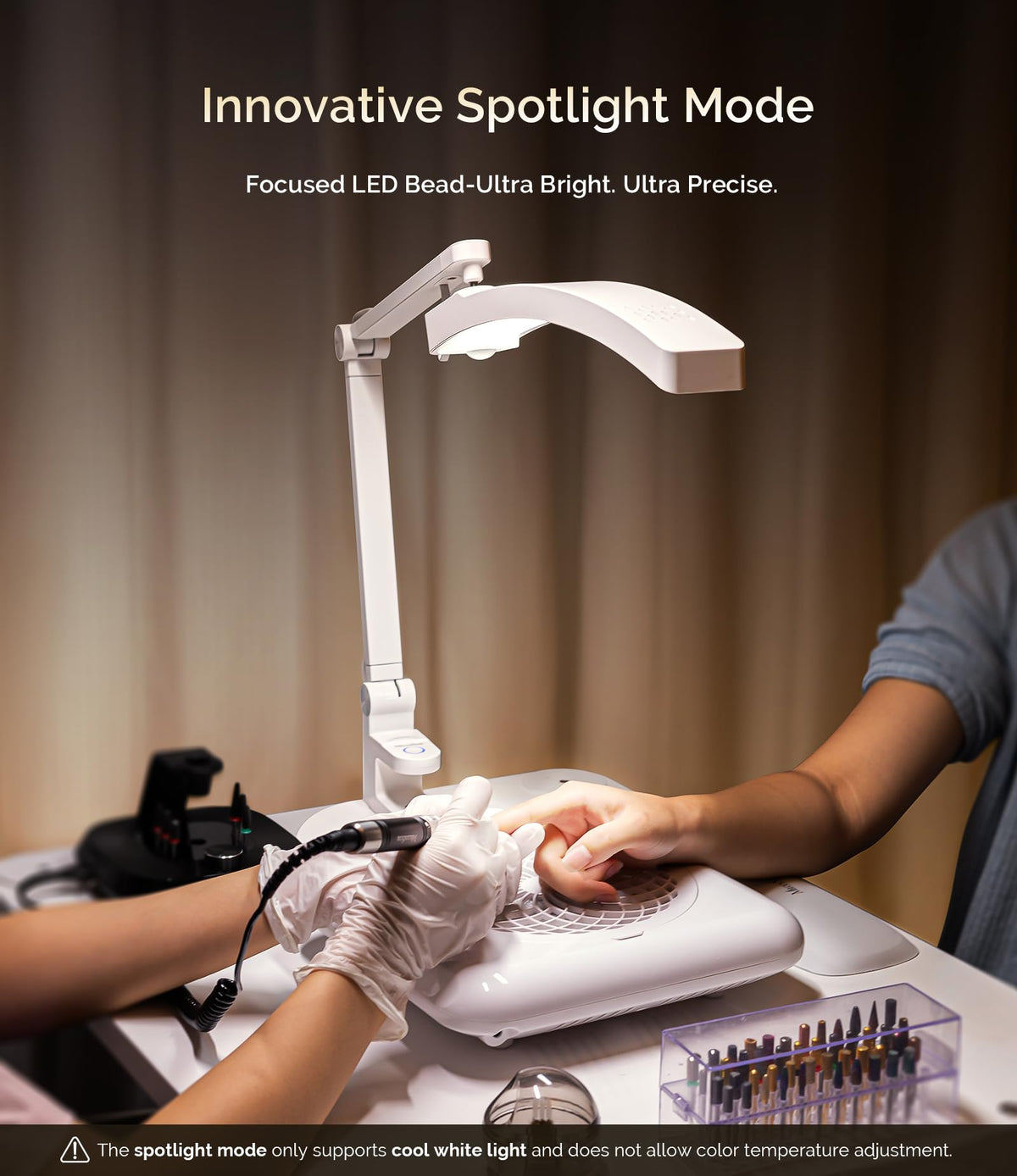 MelodySusie Multi-Functional Manicure Table Lamp S-Pro29G