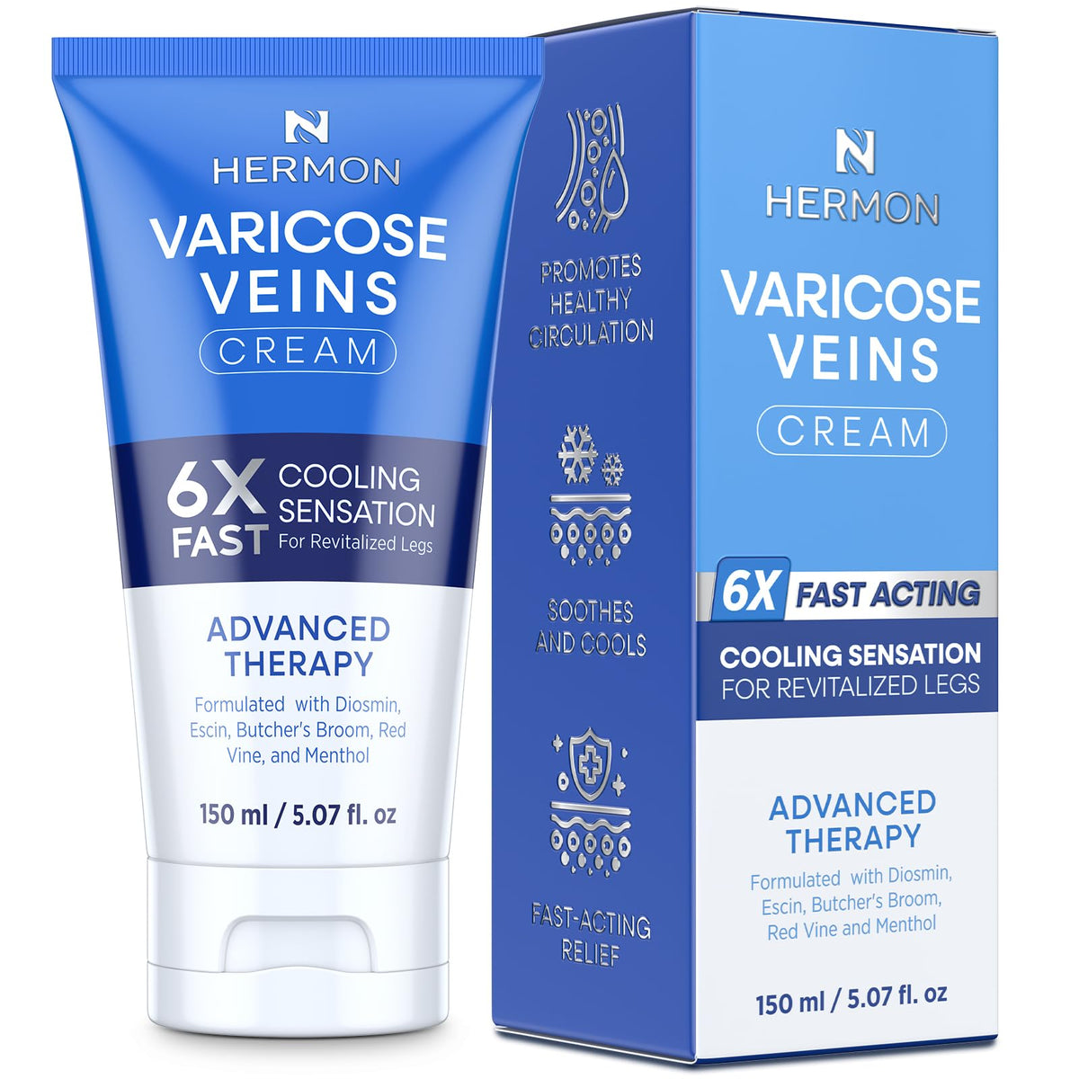 Hermon Diosmin Varicose Legs Gel Cream