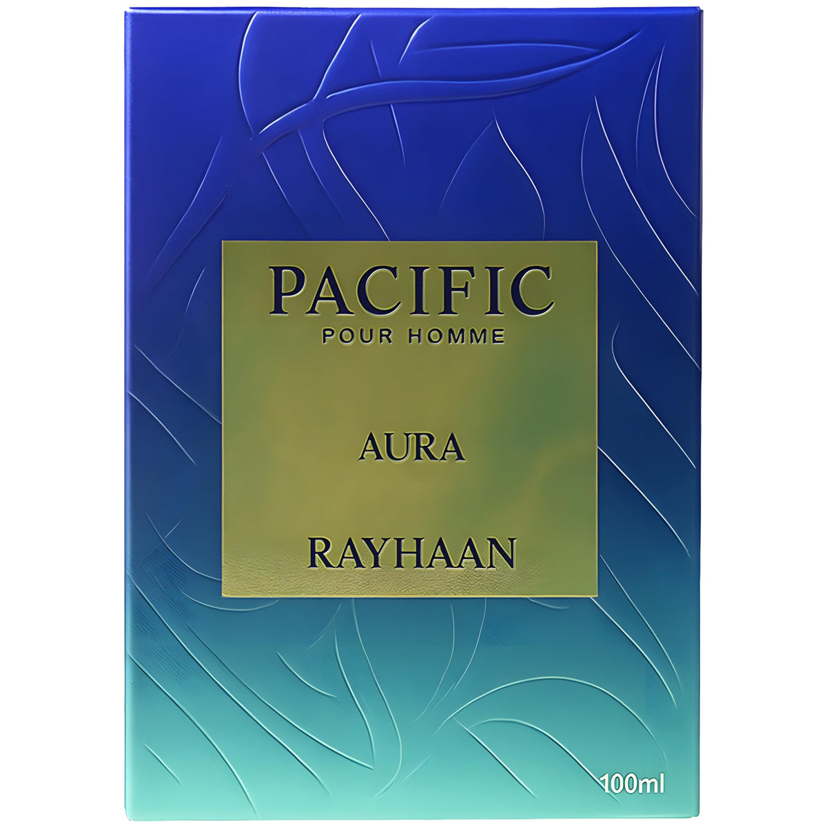Rayhaan Pacific Aura Eau de Parfum Spray for Men, Citrus Aromatic, 100 ml