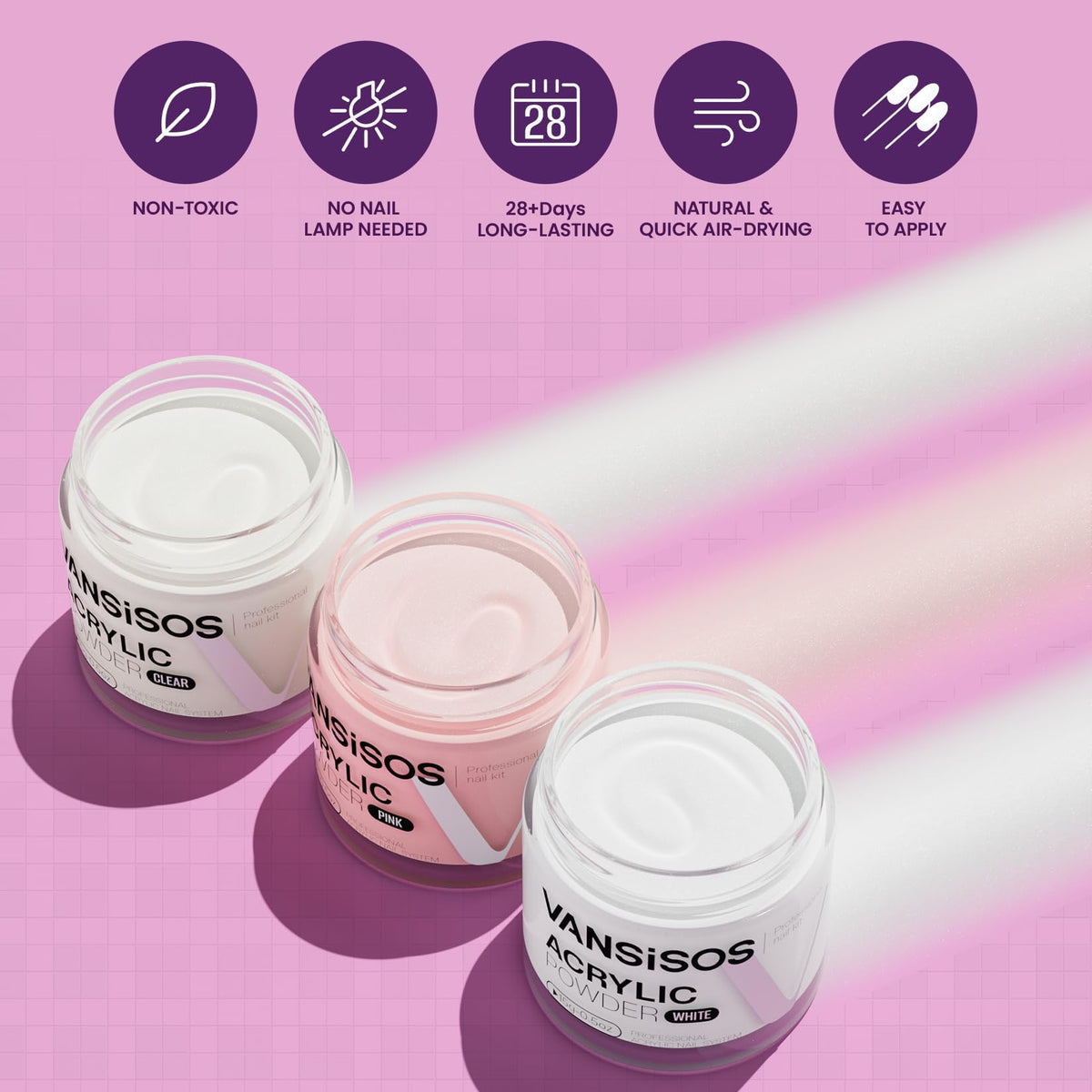 Acrylic Powder Nail Kit for Nail Art and Extensions