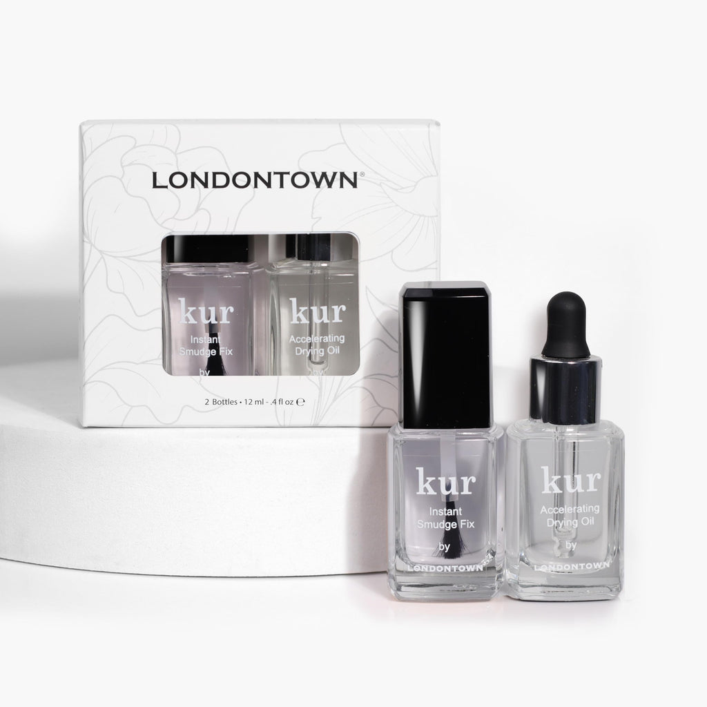 LONDONTOWN S.O.S. Salon Staples Set - Smudge Fix & Drying Oil