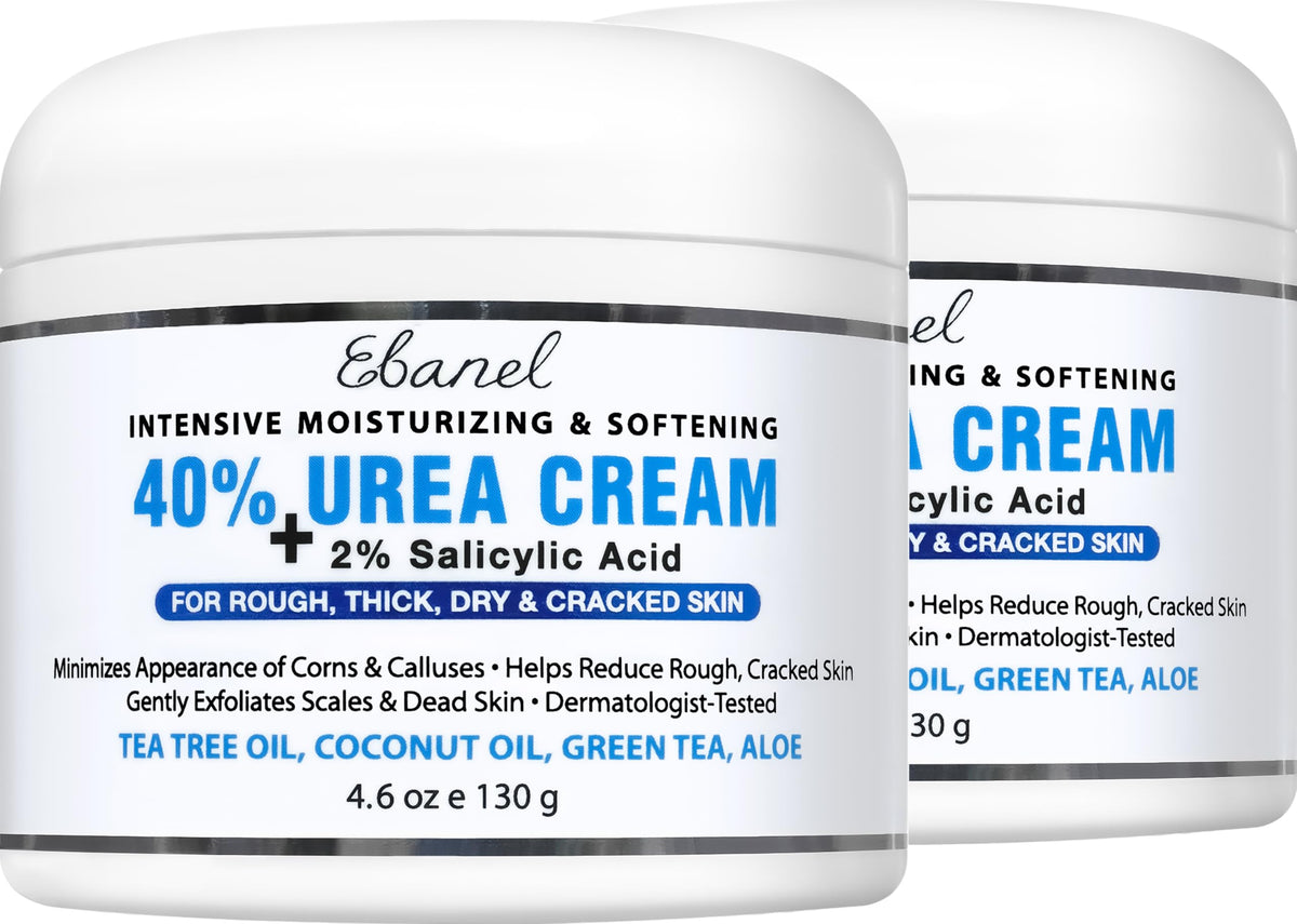 Ebanel Urea 40% Cream with Salicylic Acid 2% for Dry, Rough Skin