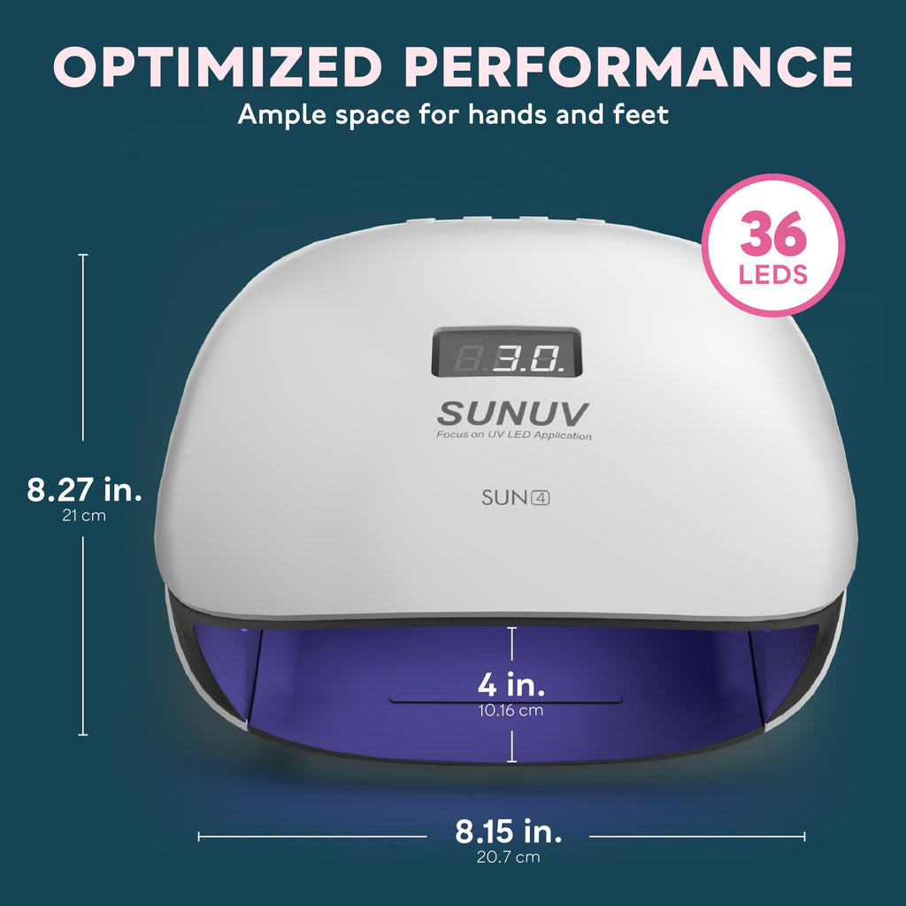 SUNUV UV LED Nail Lamp for Gel Polish with LCD Display