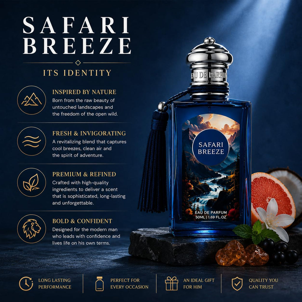 French Avenue Safari Breeze Floral Fruity Eau de Parfum 100ml