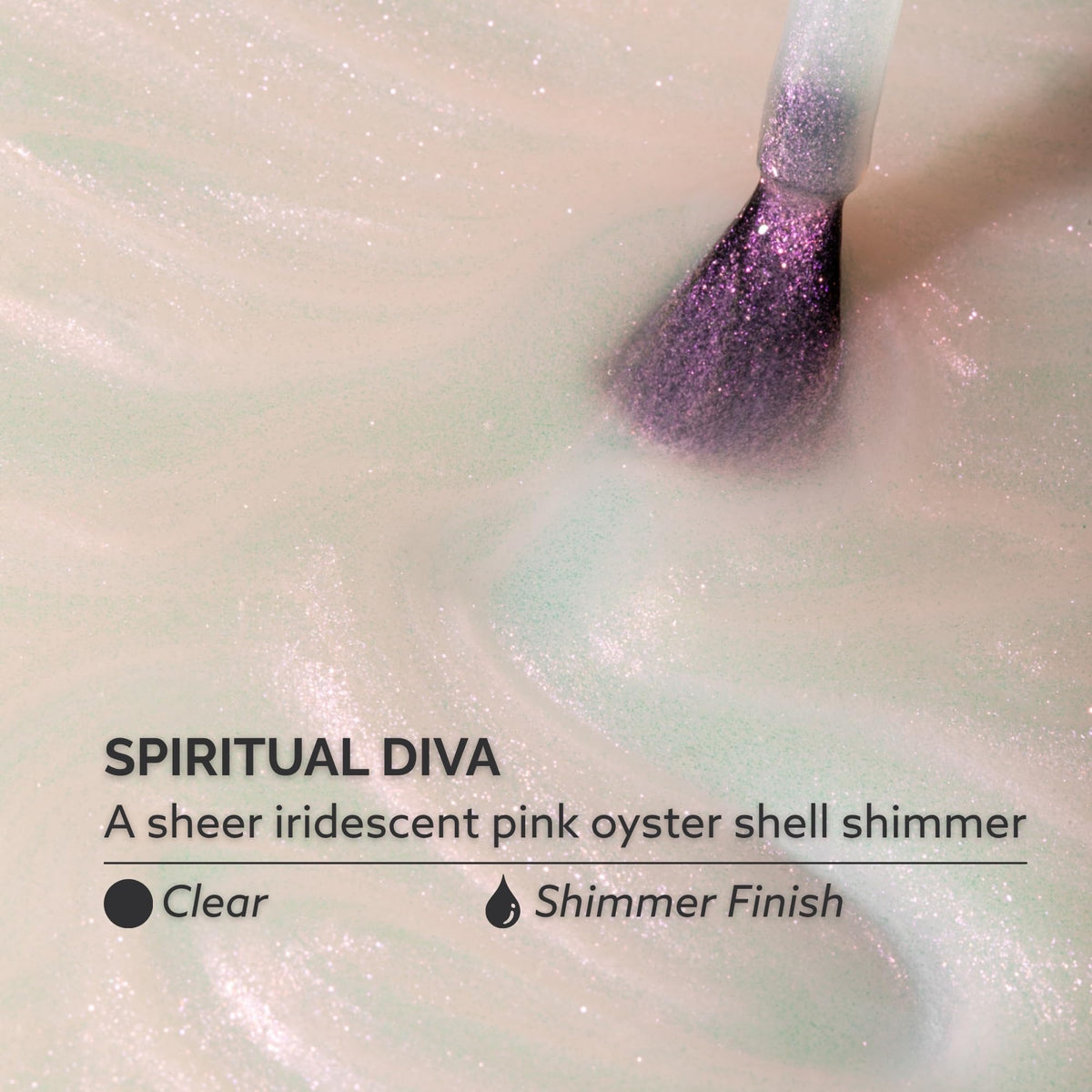 Dazzle Dry Nail Lacquer Step 3 – Spiritual Diva, Sheer Pink Shimmer