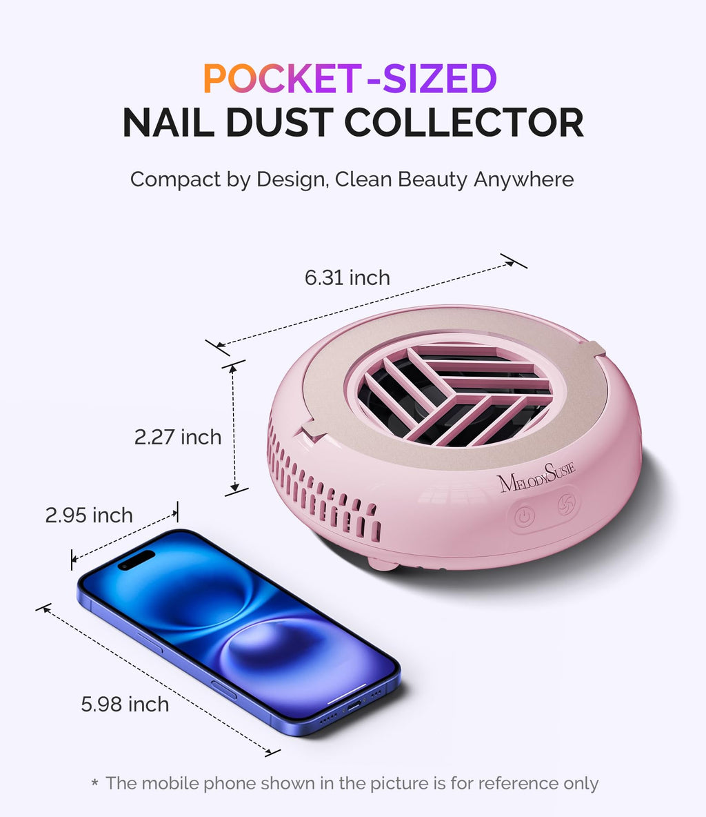 MelodySusie HProA Pocket-Sized Nail Dust Collector