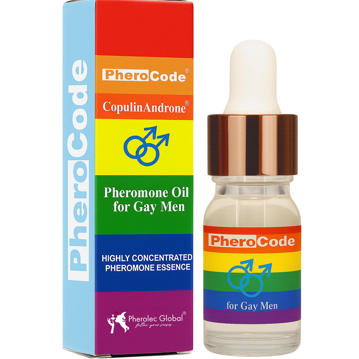 Gay Pheromone Cologne for Men, Alcohol-Free Natural Oil with Orange Blossom