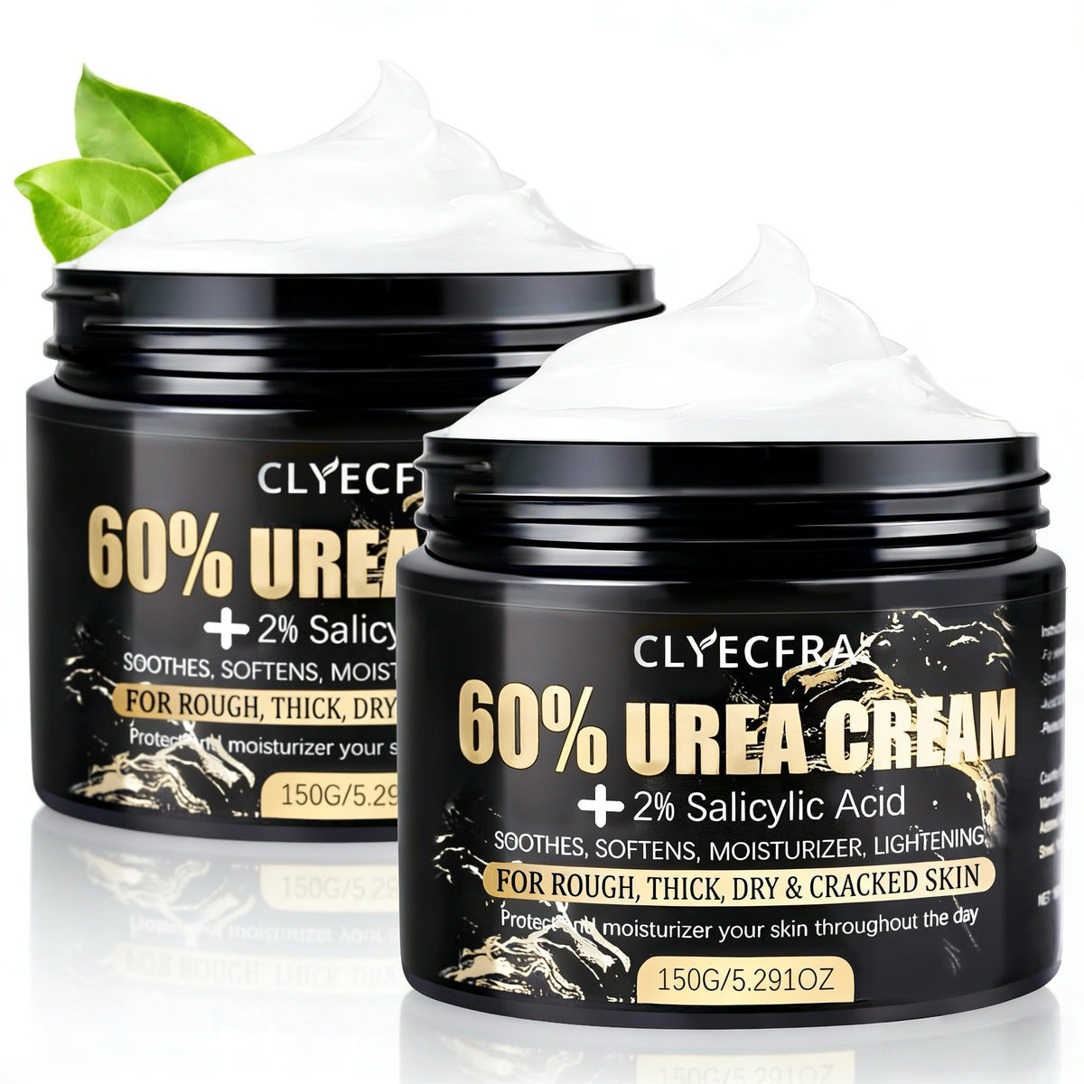 60% Urea Cream with 2% Salicylic Acid for Dry, Rough Skin