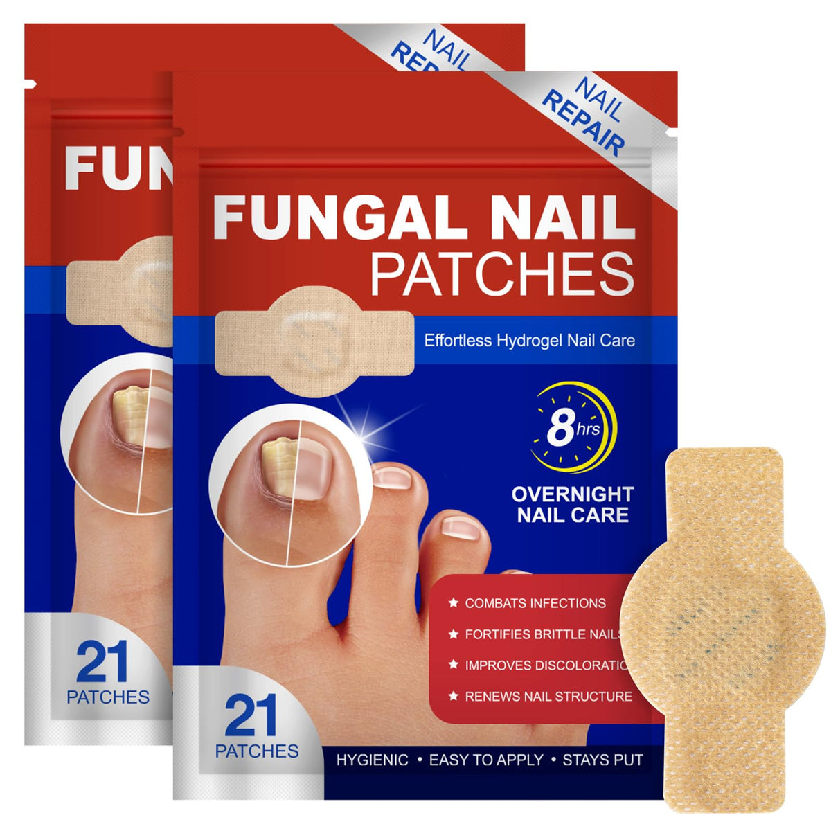 Toenail Repair Patches – Overnight Nail Care