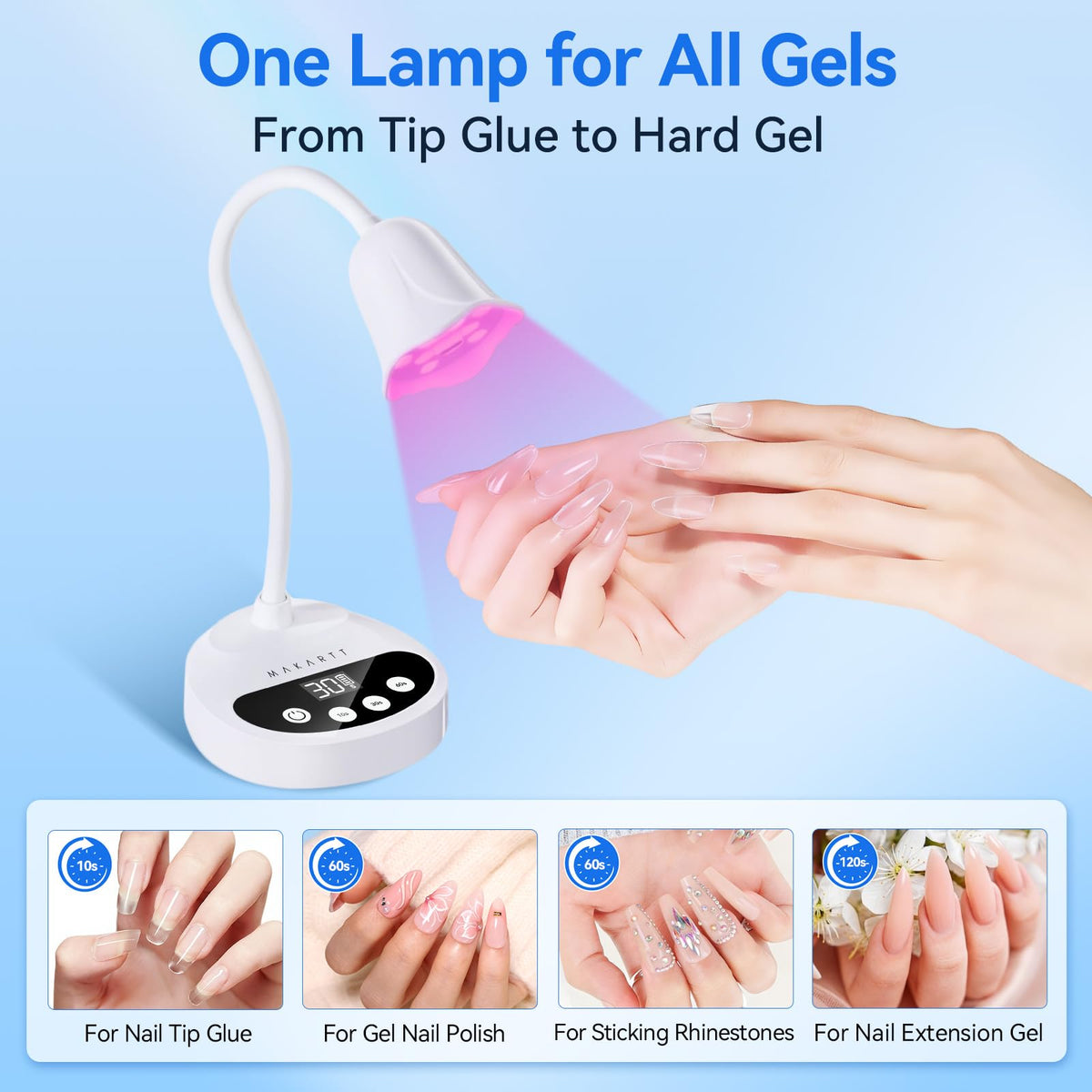 Makartt UV LED Nail Lamp for Gel Curing