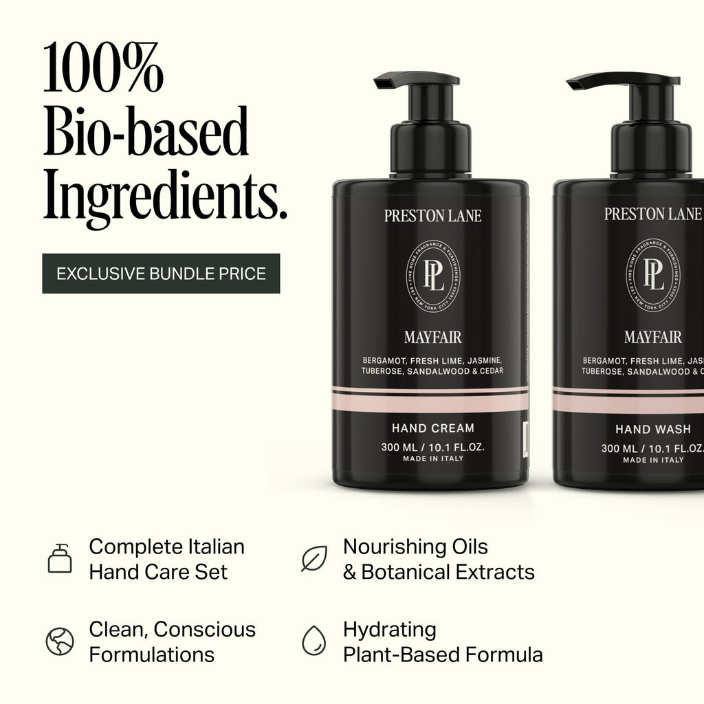 Preston Lane Scented Hand Wash & Hand Cream Set, 2-Piece