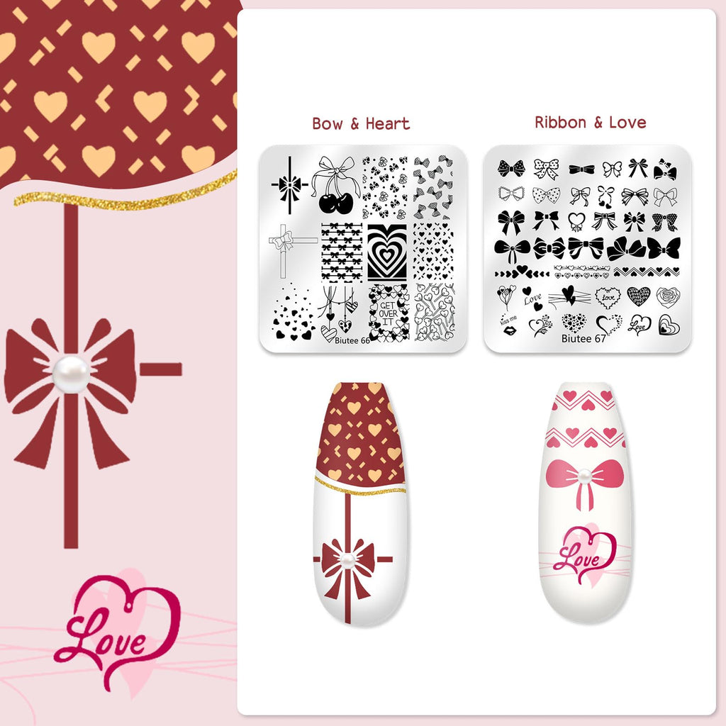 Biutee Nail Art Stamping Kit