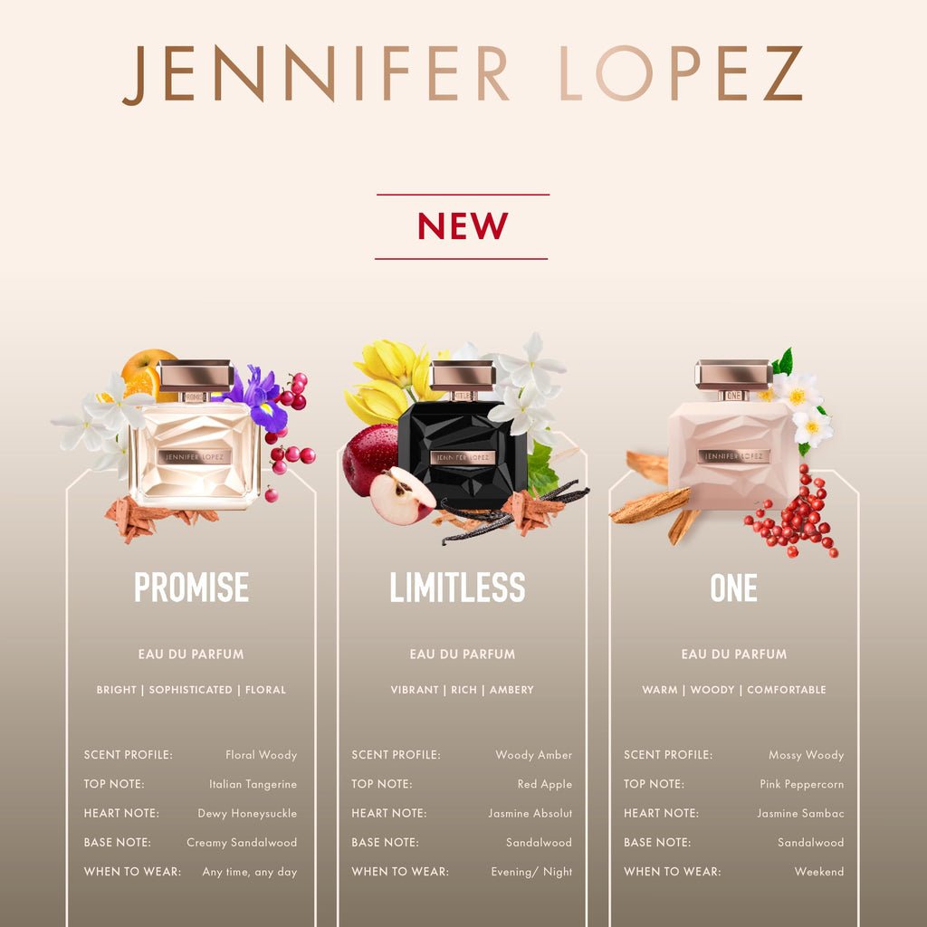 Jennifer Lopez Promise Eau de Parfum Spray Floral Woody Women's Perfume