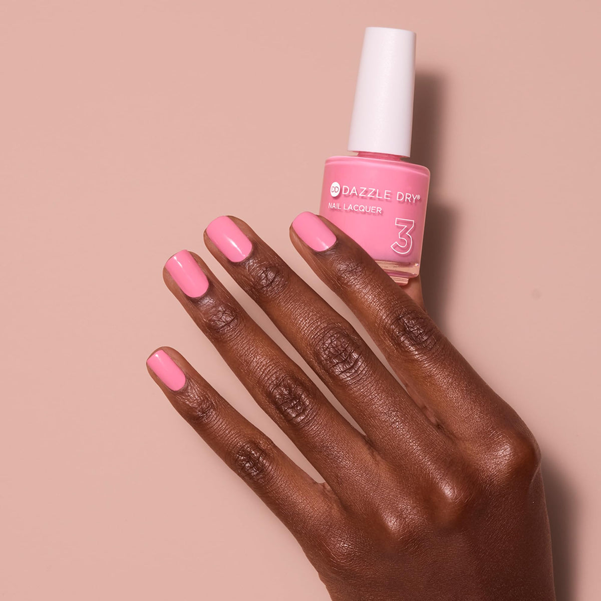 Dazzle Dry Nail Lacquer Step 3 – Soulmate Bubblegum Pink, 0.5 fl oz