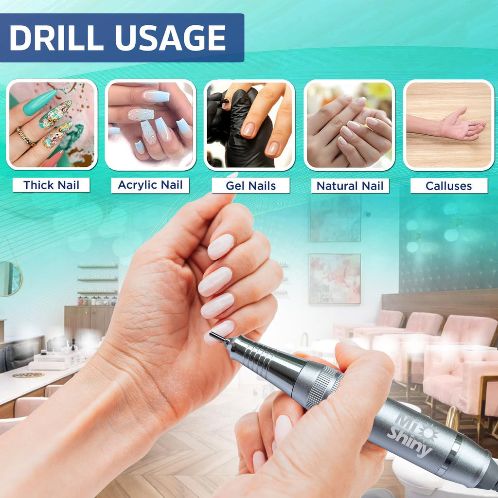 Nail Drill Handpiece Replacement with 2-Pin Jack for MelodySusie and AIRSEE