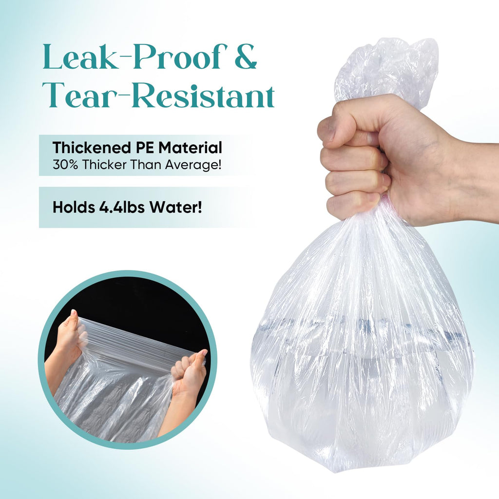 Charmyth Disposable Pedicure Bath Liners - Clear PE Spa Liners