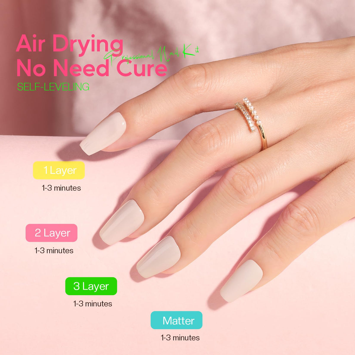 Morovan Nail Polish Set with Quick-Dry Regular Nail Colors