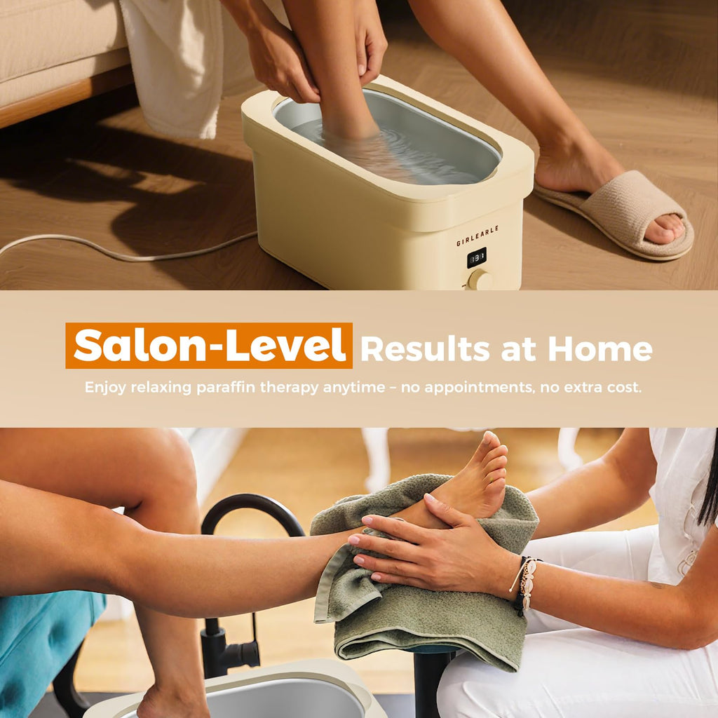 GIRLEARLE Unscented Paraffin Wax Refills for Hands and Feet