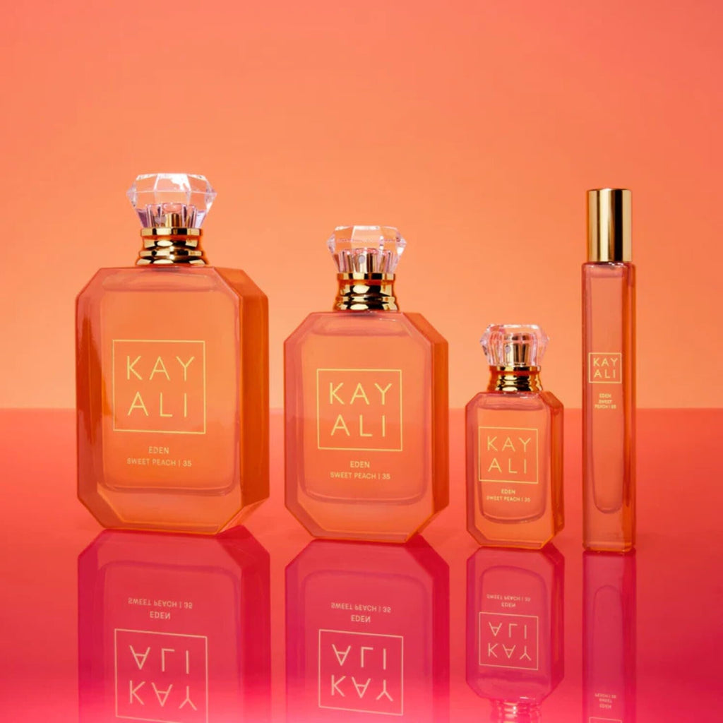 KAYALI Eden Sweet Peach | 35 Miniature Eau de Parfum, 10mL