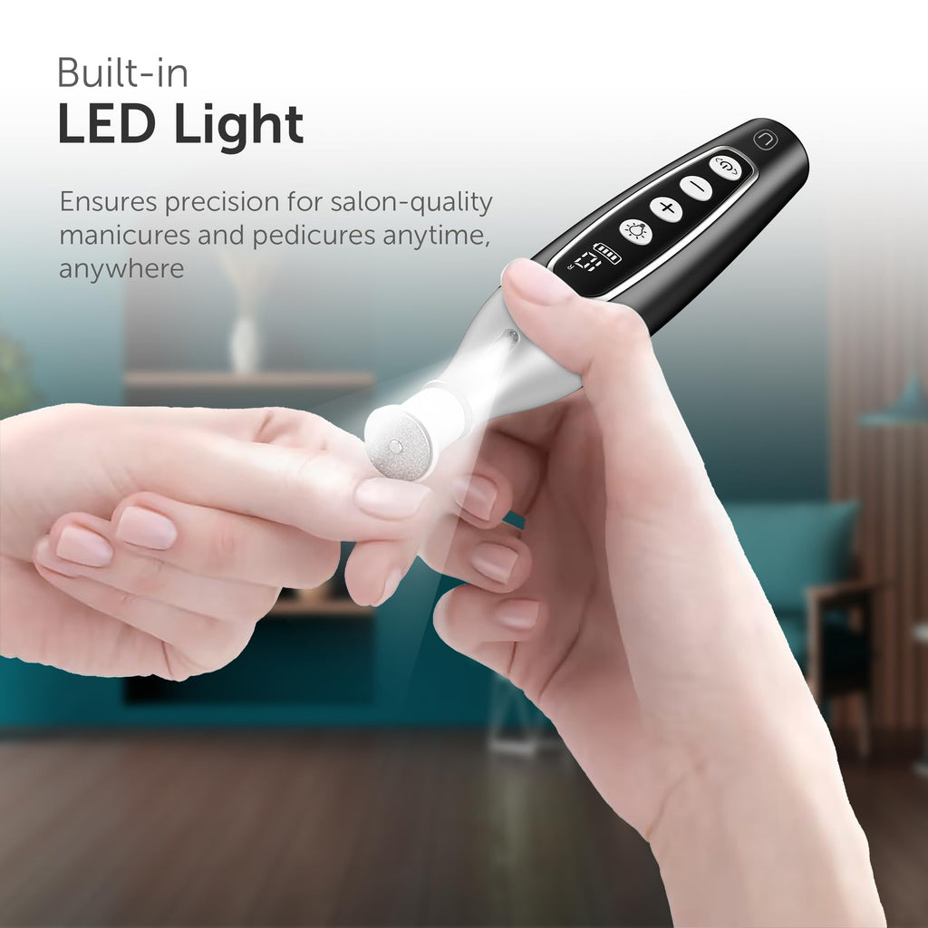 UTILYZE PediLux Pro Cordless Electric Manicure & Pedicure Kit