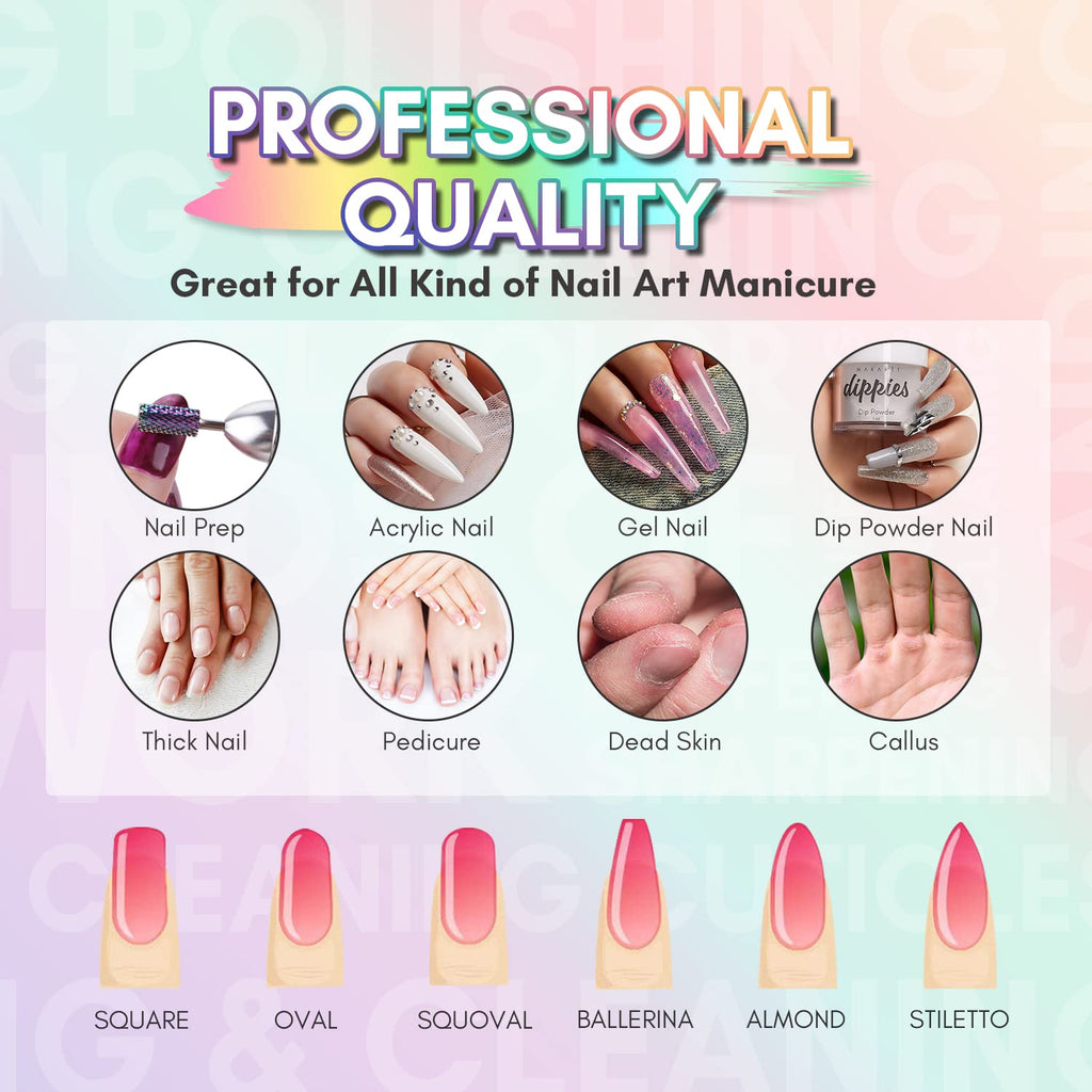 Makartt Nail Drill Bits for Nail Care and Manicure