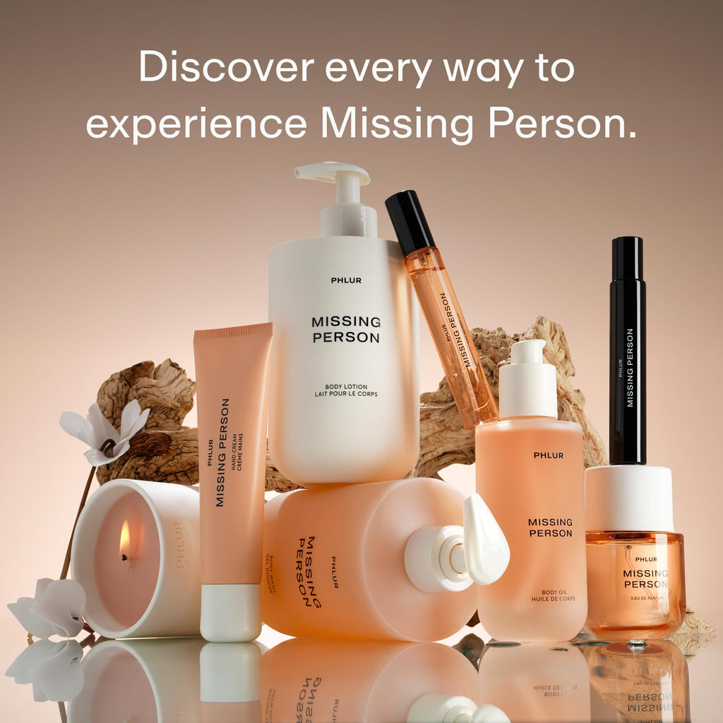 PHLUR Missing Person Fragrance Oil Rollerball with Floral Skin Musk