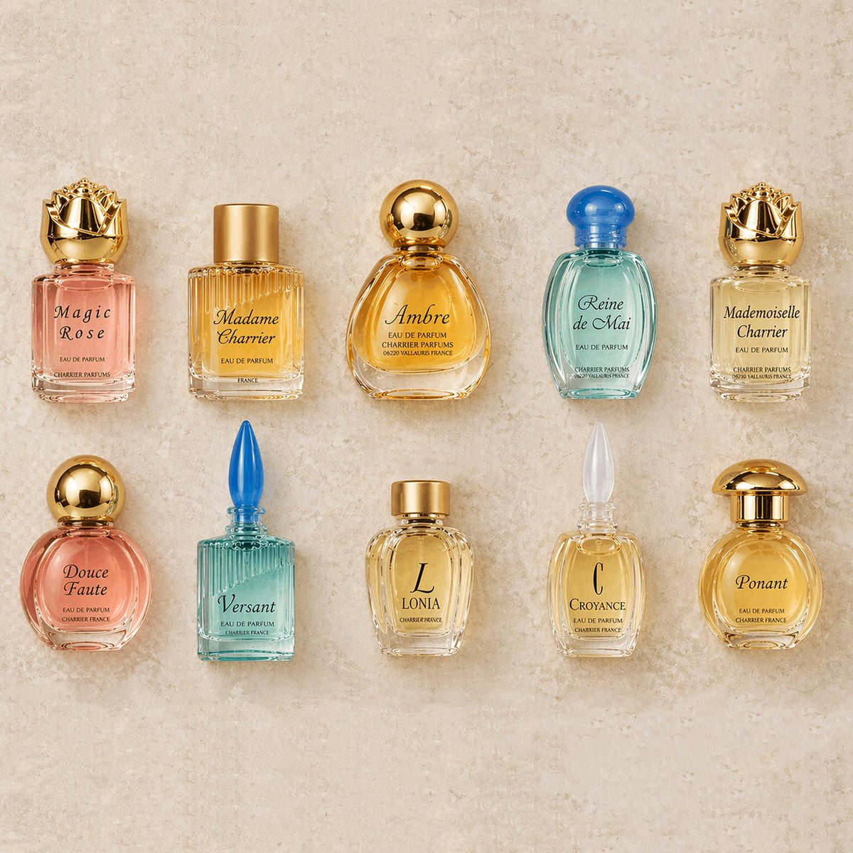 Charrier Parfums 10 Eau de Parfum Miniature Gift Box 57.8 ml
