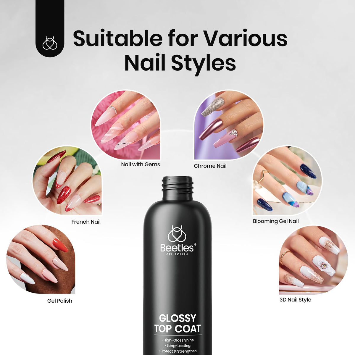 Beetles Gel Nail Top Coat
