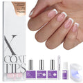 BTArtboxnails XCOATTIPS Press-On Nail Kit with UV-Curable Gel