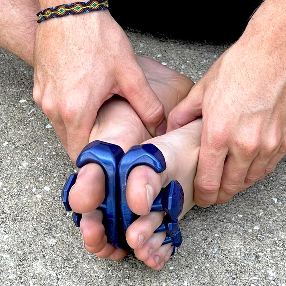 YogaToes Gems for Men Gel Toe Stretchers and Separators