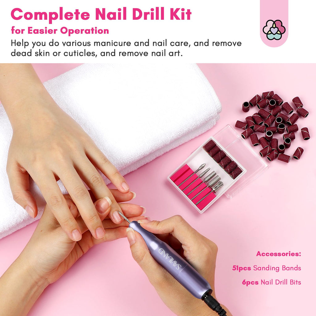 SAVILAND Dip Powder Nail Kit for DIY Manicure and Nail Art