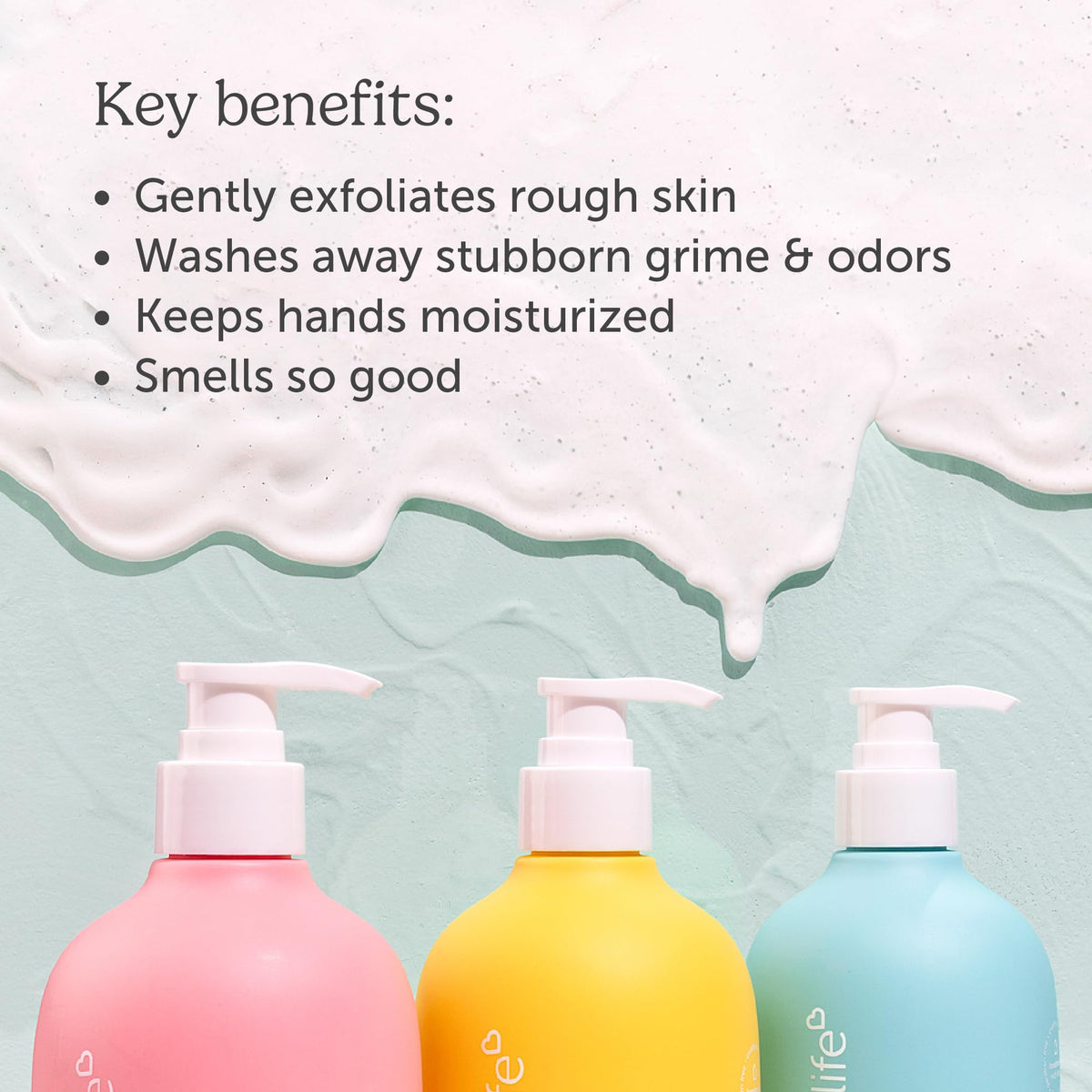 Nectar Life Exfoliating & Moisturizing Hand Wash with Volcanic Pumice