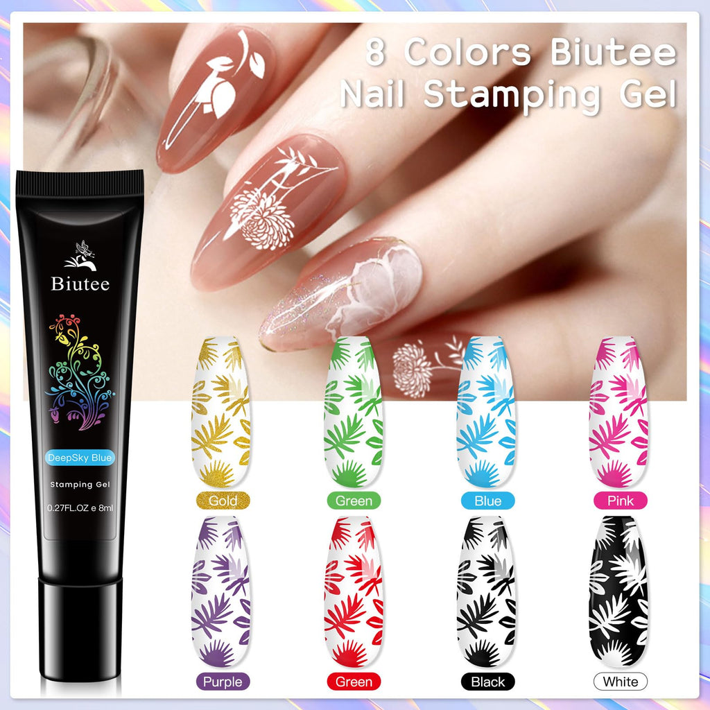 Biutee Nail Art Stamping Kit