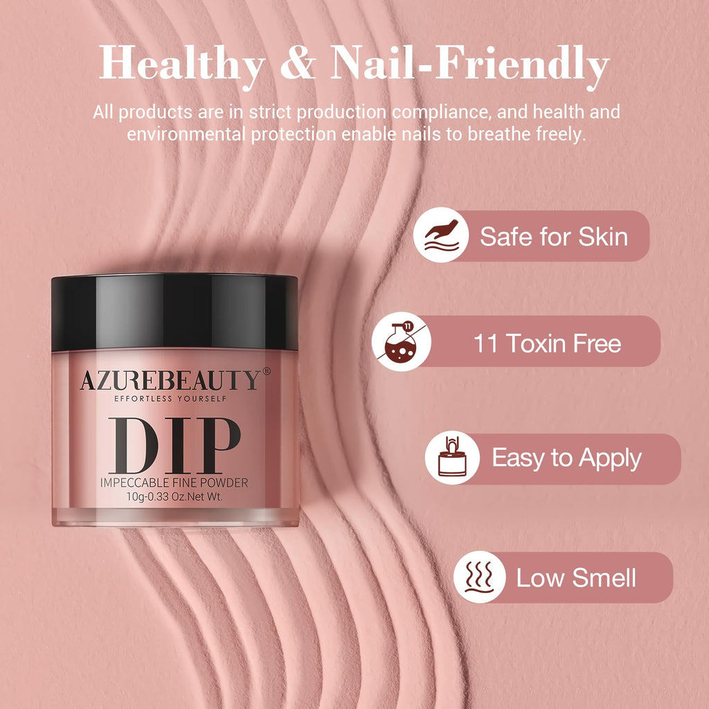 AzureBeauty Dip Powder Nail Kit for DIY Nail Art and Manicure