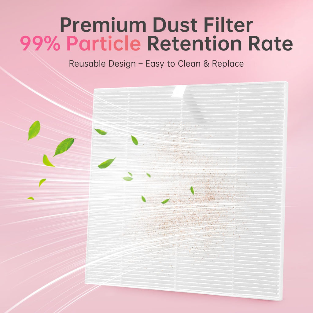CHRISTINE SHELLY X10 Nail Dust Collector Replacement Filters, 3-Pack