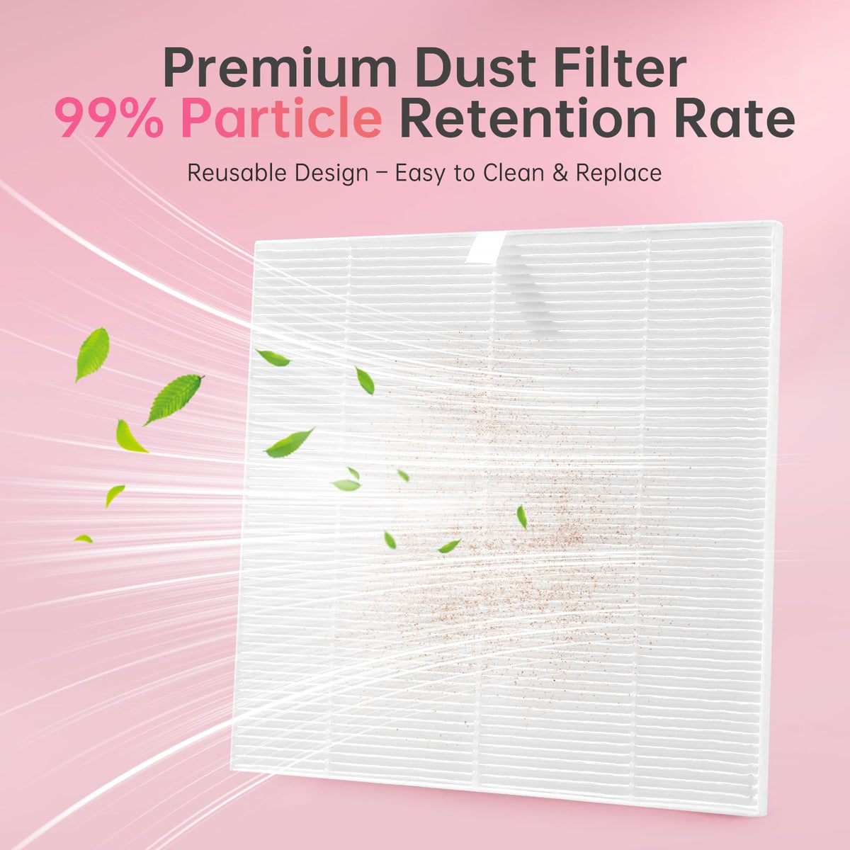 CHRISTINE SHELLY X10 Nail Dust Collector Replacement Filters, 3-Pack