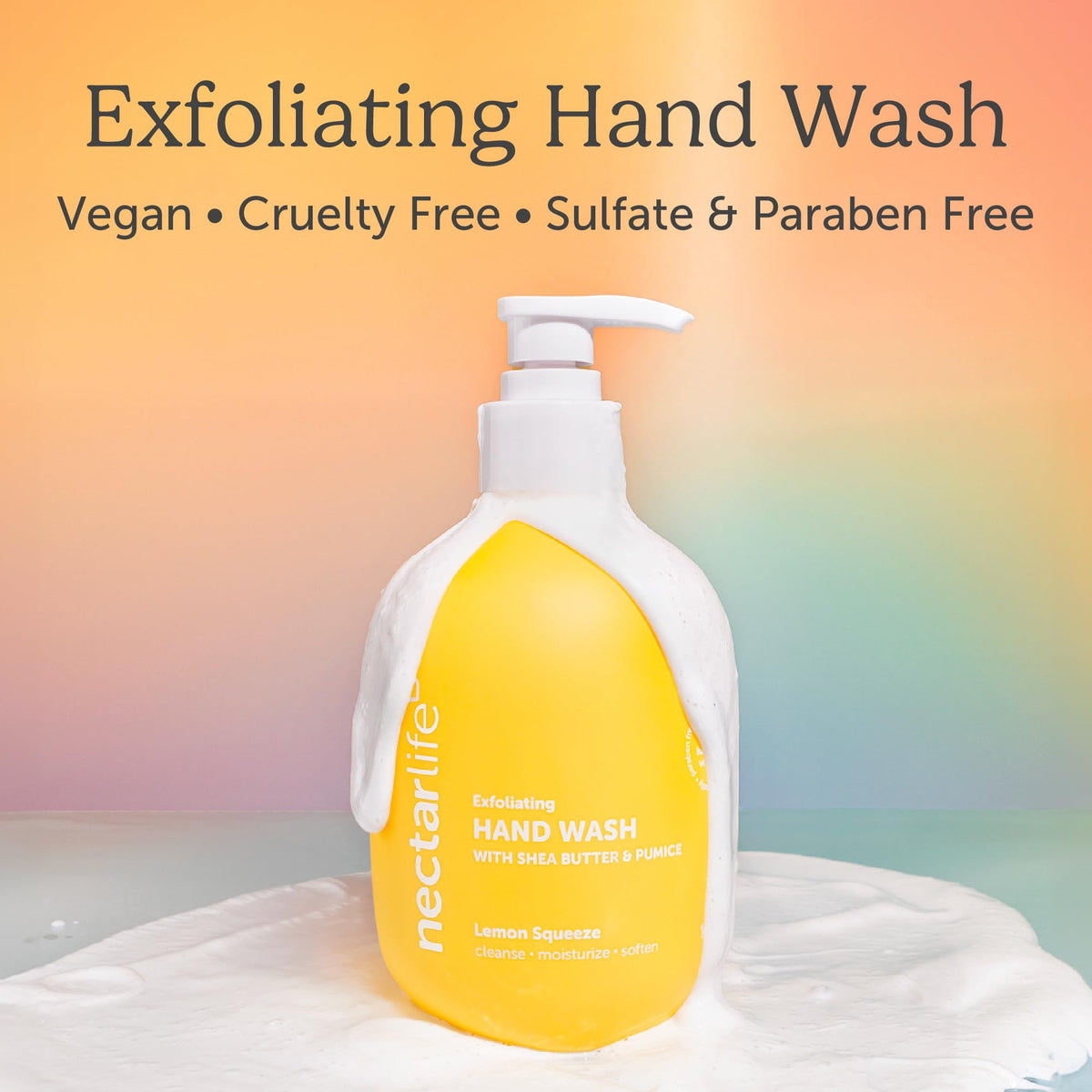 Nectar Life Exfoliating & Moisturizing Hand Wash with Volcanic Pumice