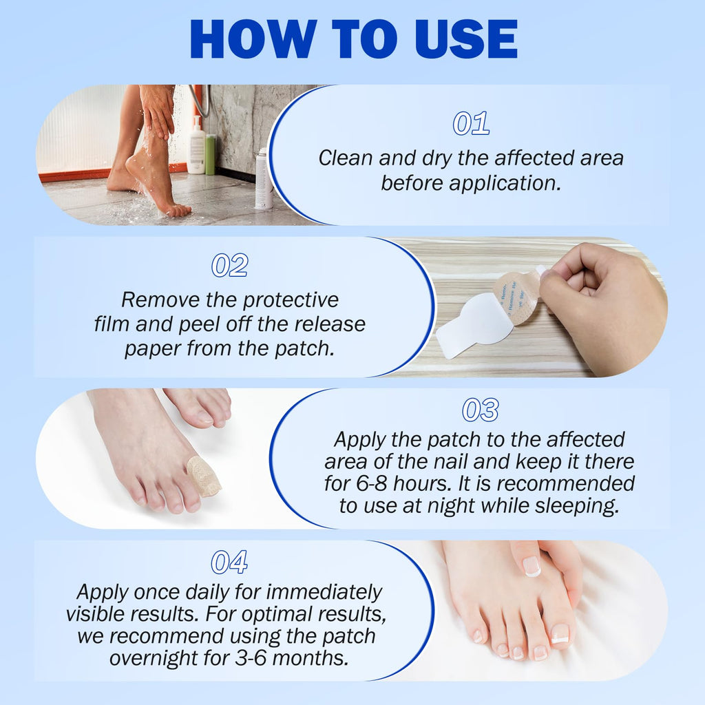 Toenail Repair Patches – Overnight Nail Care