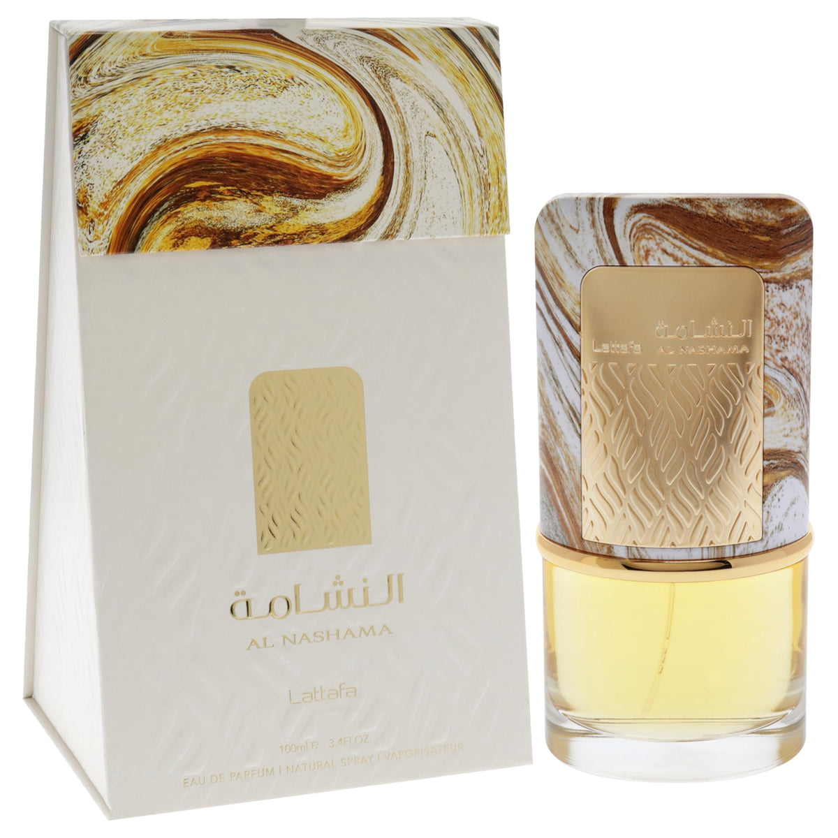 Lattafa Al Nashama Eau de Parfum Spray, Spicy Fruity Woody Amber, Unisex, 100 ml