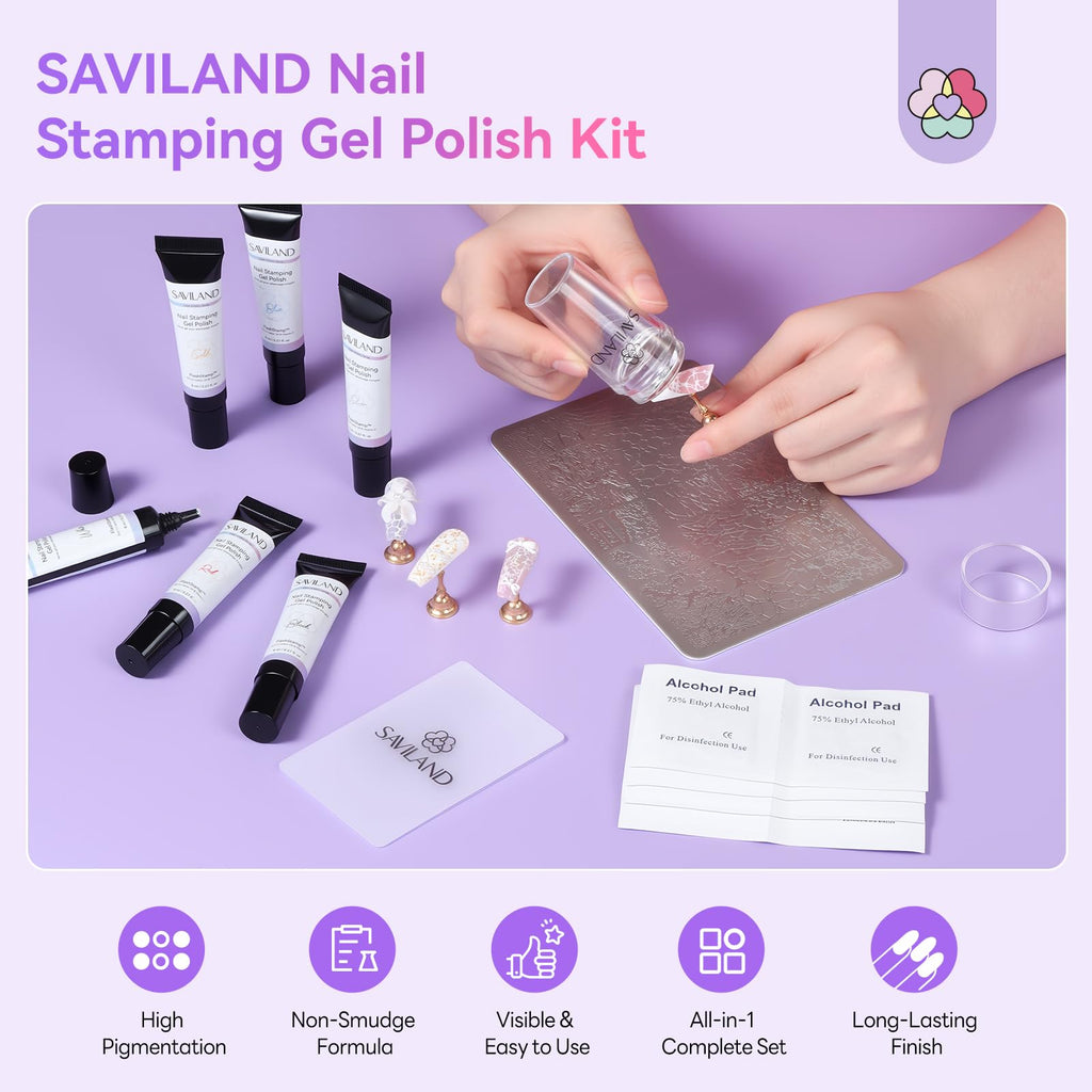 SAVILAND Nail Art Stamping Product