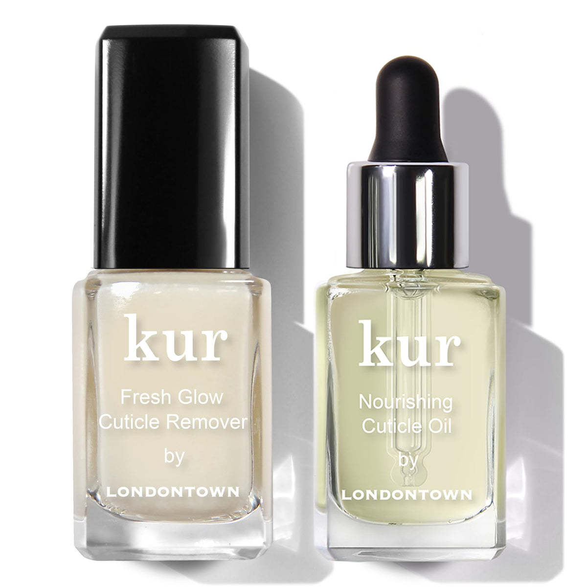 LONDONTOWN Cuticle Saver Set with Cuticle Remover & Nourishing Oil