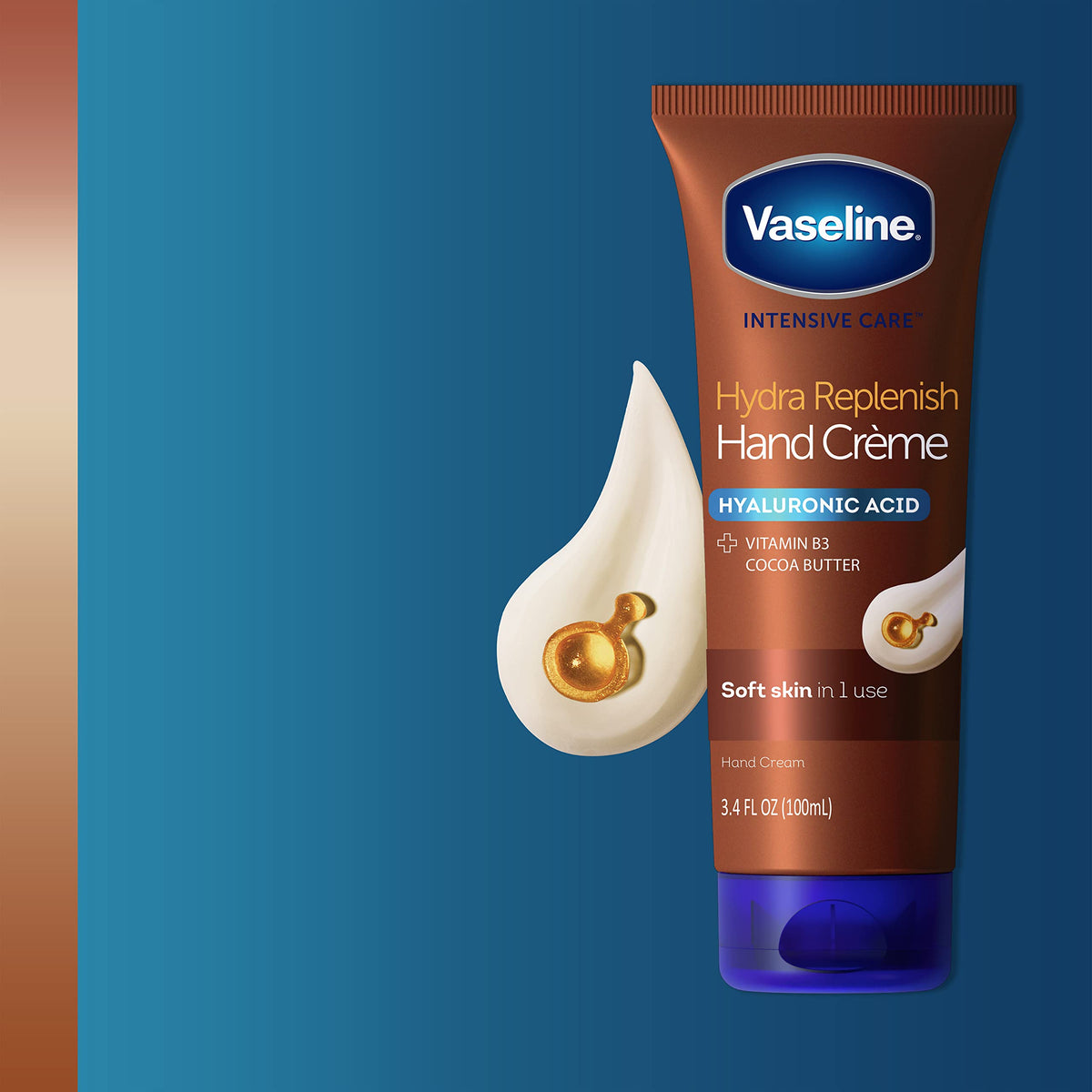 Vaseline Intensive Care Hydra Replenish Hand Crème, 3.4 oz, 6 Count