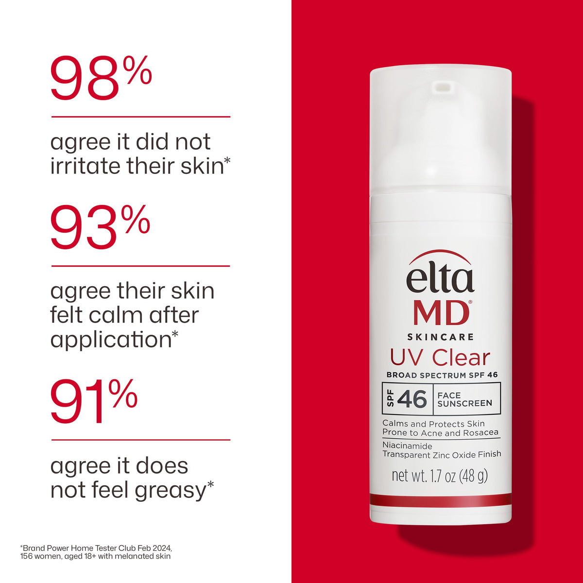 EltaMD UV Clear Face Sunscreen SPF 46, Oil-Free Broad Spectrum