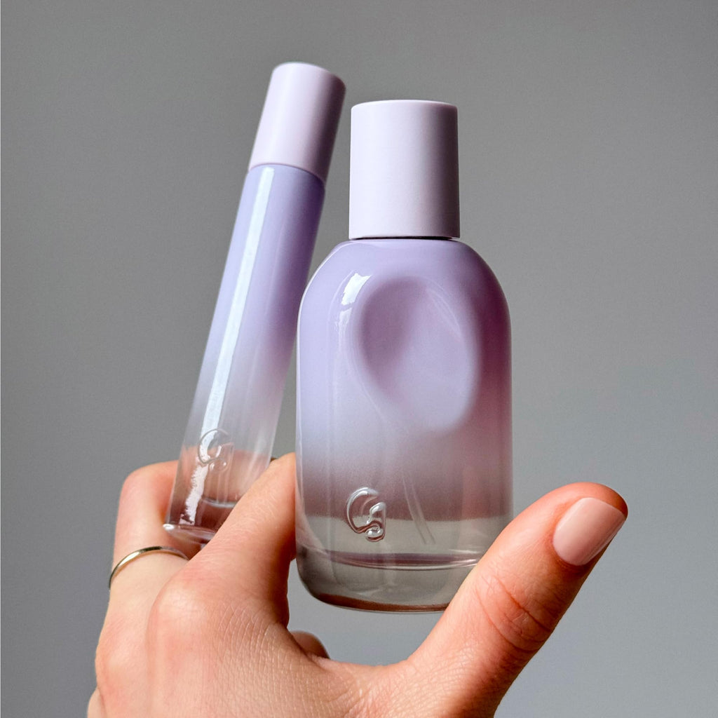 Glossier You Fleur Eau de Parfum Duo Gift Set, Fresh Floral Skin Scent