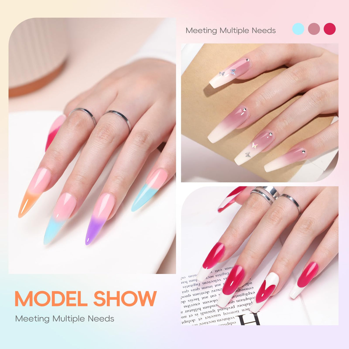 PEACOLOR Poly Nail Gel Kit