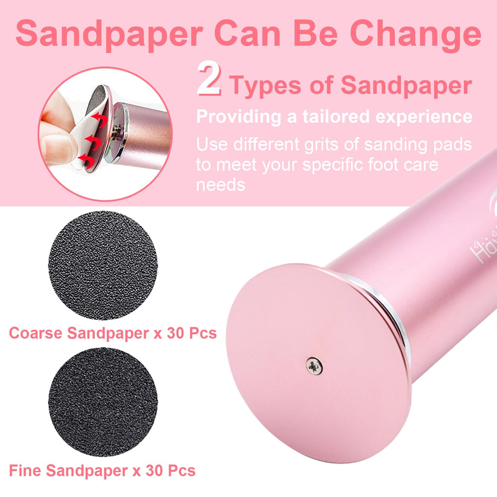 HayZBao Electric Foot Callus Remover with Adjustable Speed